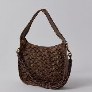 American Eagle Brown Woven Shoulder Bag